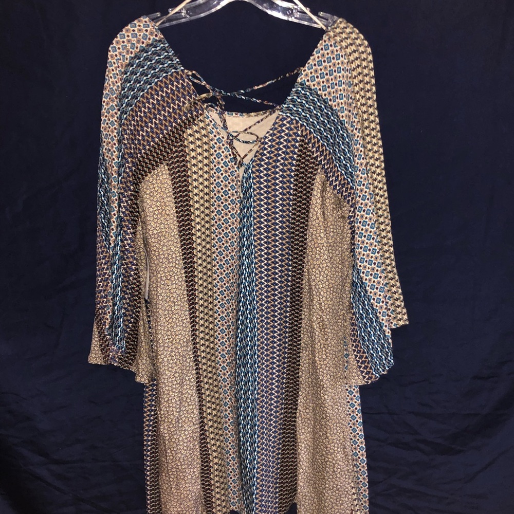 Easel multi colored dress